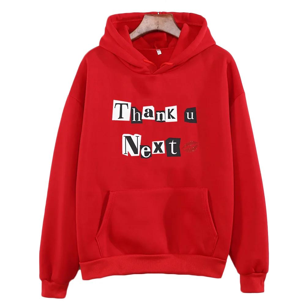 Ariana Grande Hooded for Autumn_Winter Gothic Comfortable Sweatshirts Funko Pop Vintage Fleece Clothes Moletom O-neck Pullovers