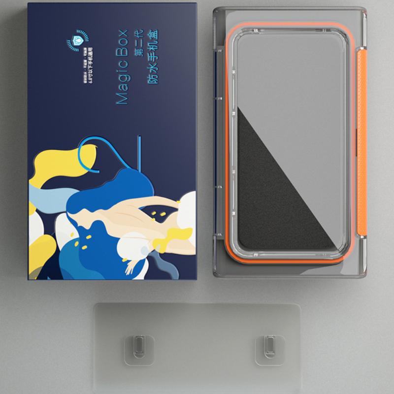 Pcs Universal Mobile Phone Waterproof Box Punch-free Shelf Best Water  Proof Dustproof Box Bathroom Use