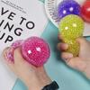 Colored Netless Bead Ball Colored Water Bead Ventilatory Ball Adult and Child Squeeze Squish Stress Relieving and Kneading Toys