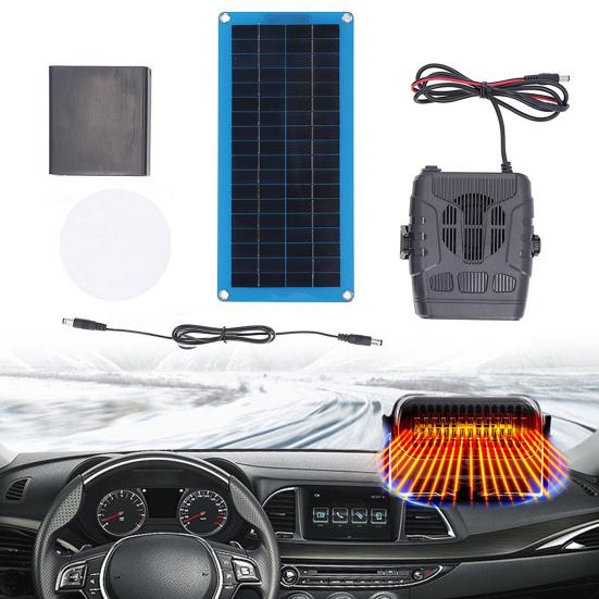 30W Tragbare Solarheizung Hühnerstall Tierunterstand Gewächshaus Haustierhaus Trocknungsheizung Solarbetriebene Heizung Winter Warmluftgerät