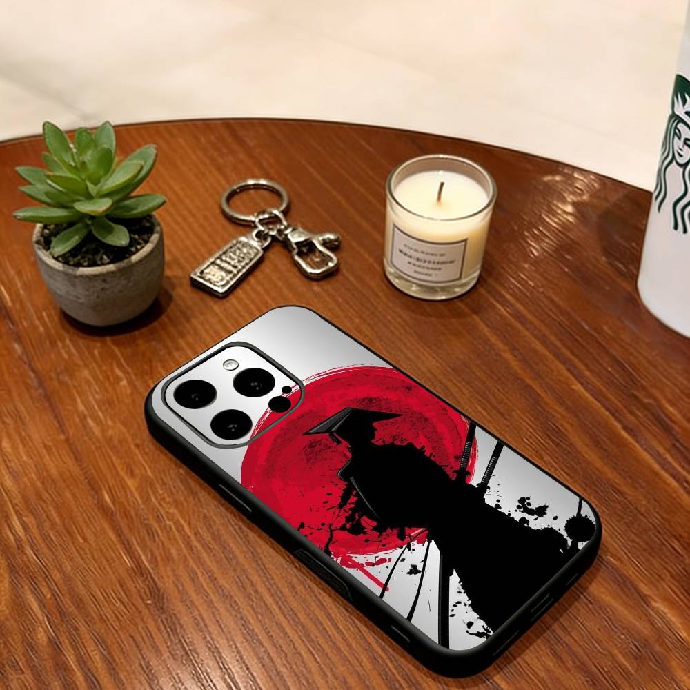 Japanese Bushido Samurai Phone Case Silicone Soft For IPhone 17 16 15 14 13 12 11 X XR Plus Pro Max Plus