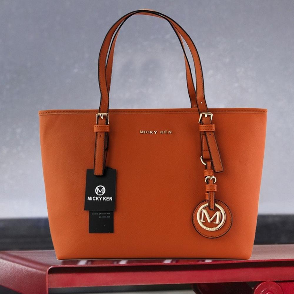 Fashion Lady Handbag Cross Grain Leather Shoulder Shopping Bag