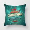 Christmas theme Christmas tree decoration printed pattern cushion cover home living room sofa decoration pillow pillow cover
