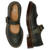 Dr. Martens Flower Mary Jane Leather Comfortable Thick Sole Women shoes Green 42391300
