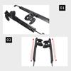 1 Pair Adjustable Kayak Pedal Foot Rest Rudder Control