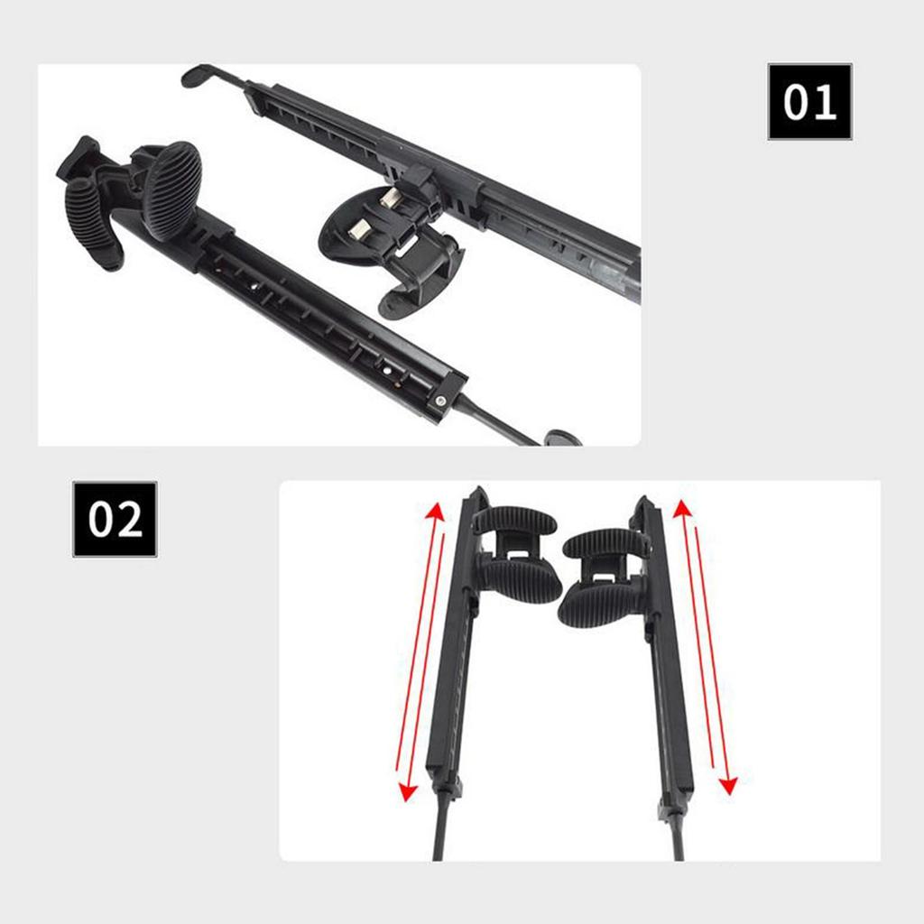 1 Pair Adjustable Kayak Pedal Foot Rest Rudder Control
