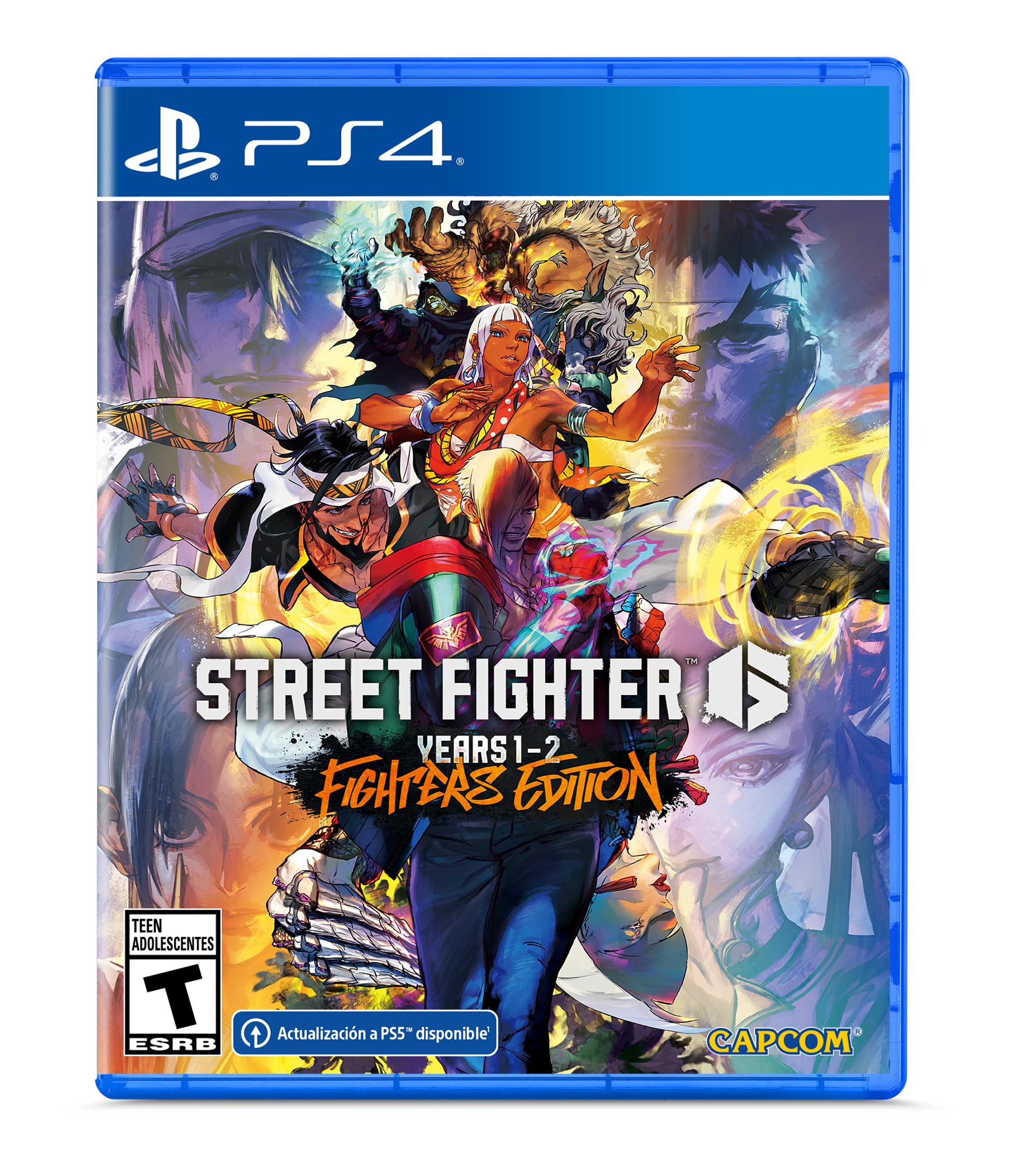 

Street Fighter 6 Years Fighters Edition North PS4 1-2 (Import America) - синий