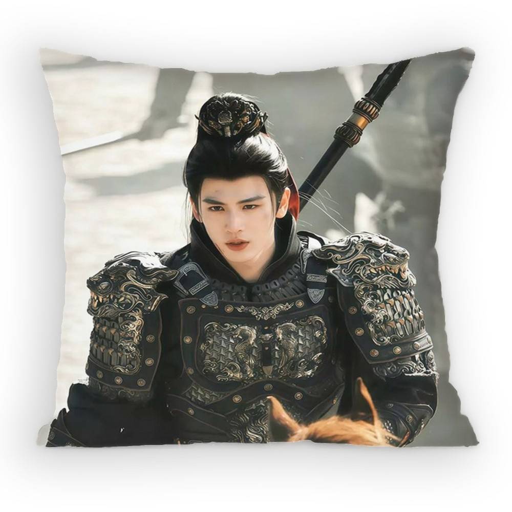 Zhang Linghe Pursuit of Jade Pillow Case Antidustmite Pillowcase Invisible Zipper Silky Sofa Cushion Cover for Bedroom