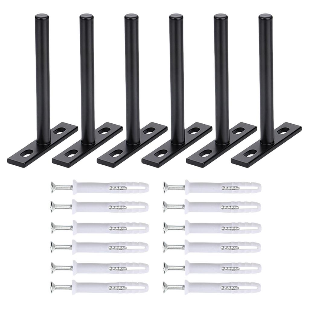 4/6/8pcs Invisible Wall Mounted Folding Table Shelf Brackets Concealed Shelf Bracket for DIY Home Improvement Projects