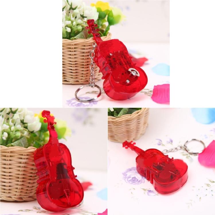 Elegant Small Violin Music Box Keychain Elegant Key Ornament Suitable for Art Lovers and Stylish Home Decorations