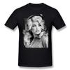 Rantop Singer Dolly Parton Herre T-skjorte Svart S