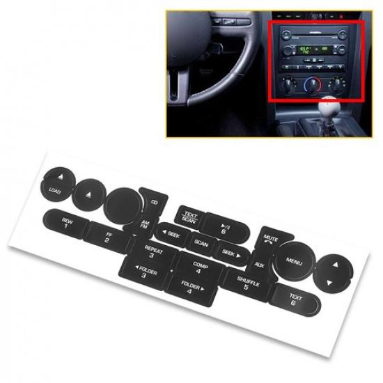 FORD MUSTANG 2005 2006 2007 2008 2009 Replacement Radio Button Stickers New EOA