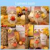 Whimsical Thanksgiving Plush Gnome With Cozy Pumpkin And Stylish Shell Hat For Seasonal Decor