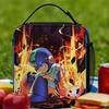 Mega Man Lunch Bag Funny Lunch Box For Adult Office Convenient Cooler Bag Oxford Print Thermal Tote Handbags