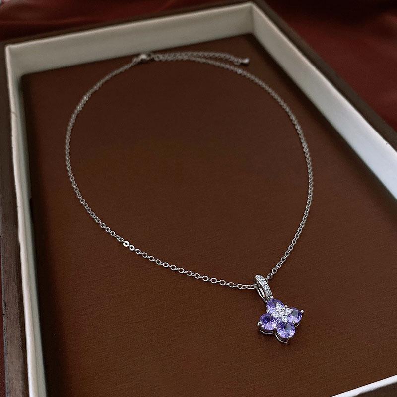 

Ожерелье с подвеской в ​​виде цветка из циркона: Высококлассные, универсальные украшения на ключицу в стиле легкой роскоши