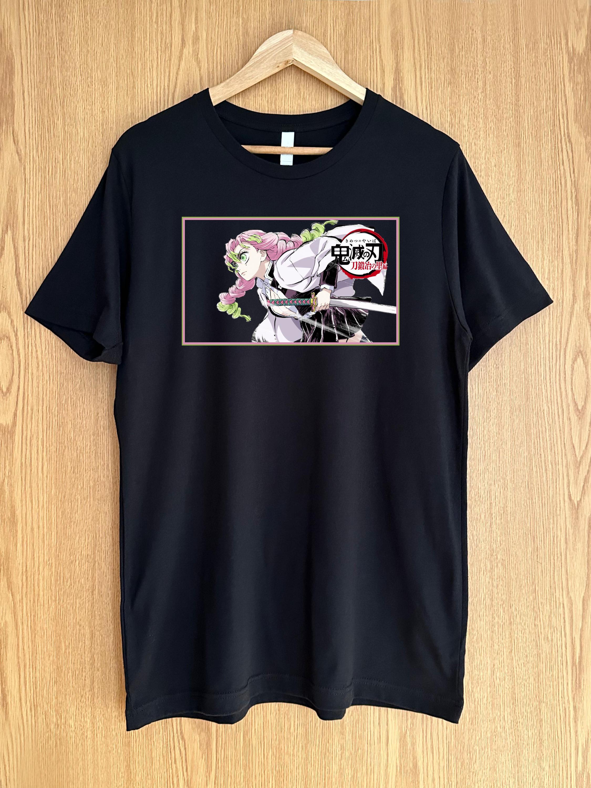 2026 SpringSummer Tshirt Ganlu Temple Mi Li Pillar of Love Demon Slayer Tshirt Demon Slayer Clothing S