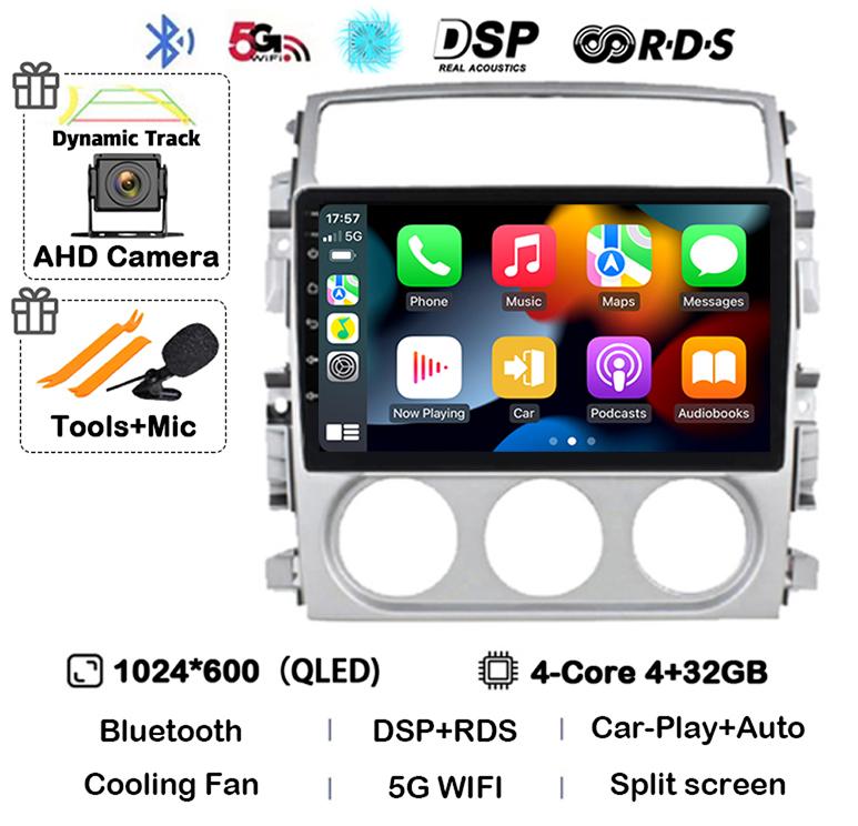 

Android 14 Carplay Auto Car Radio For Suzuki Liana 2004-2008 Multimedia Video Player Autoraido GPS Cooling Fan Stereo Head Unit