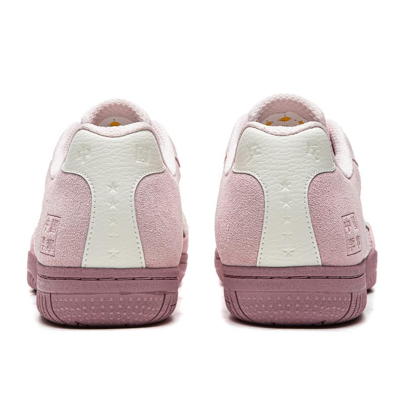 Li Ning Ping Pong Series Trendy Sports Comfortable Wear Resistant Breathable Functional Table Tennis Shoes Unisex Shoes Light-Pink Cream AZGV303-2