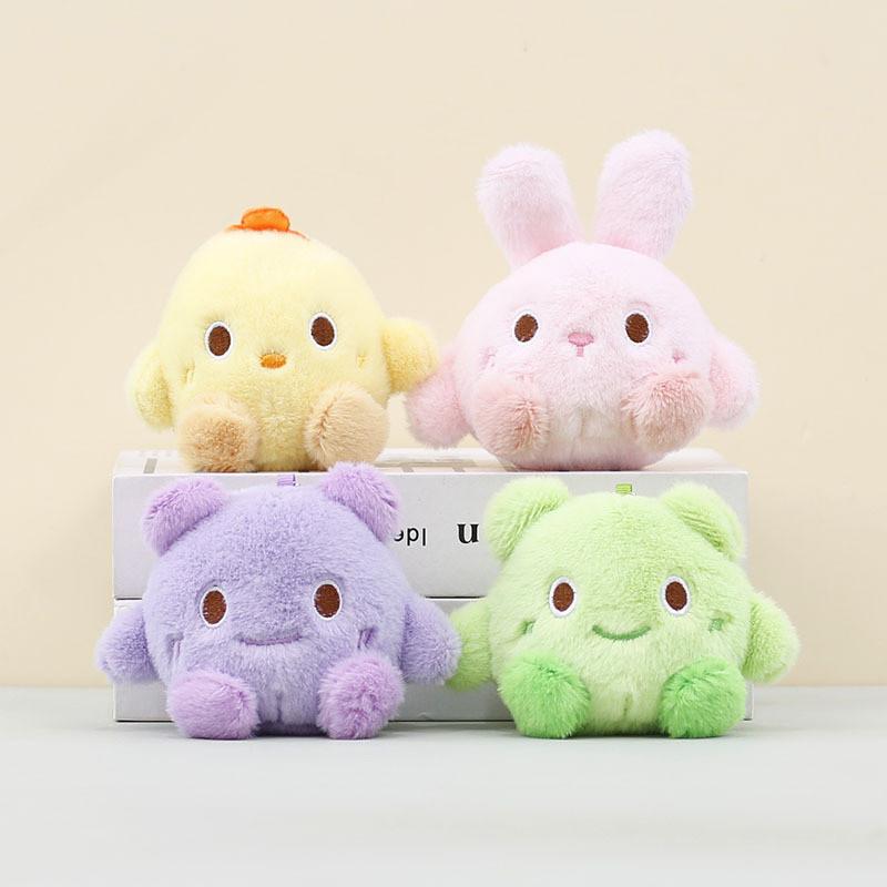Plush Rabbit Soft Toy With Short Fur For Gifts And Kids Room Decor Keychain