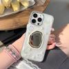 Butterfly Flower Glitter Epoxy Mobile Phone Case For Apple 16 Pearl Iphone17Promax Mirror Women