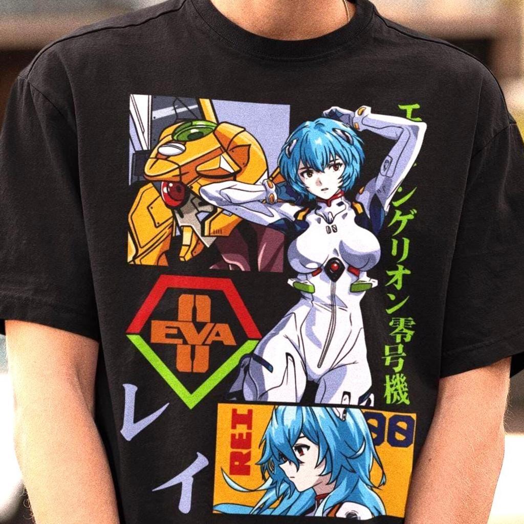 Rei Ayanami Anime T-Shirt – Evangelion Shirt,EVA Tee,Manga Cosplay Merch