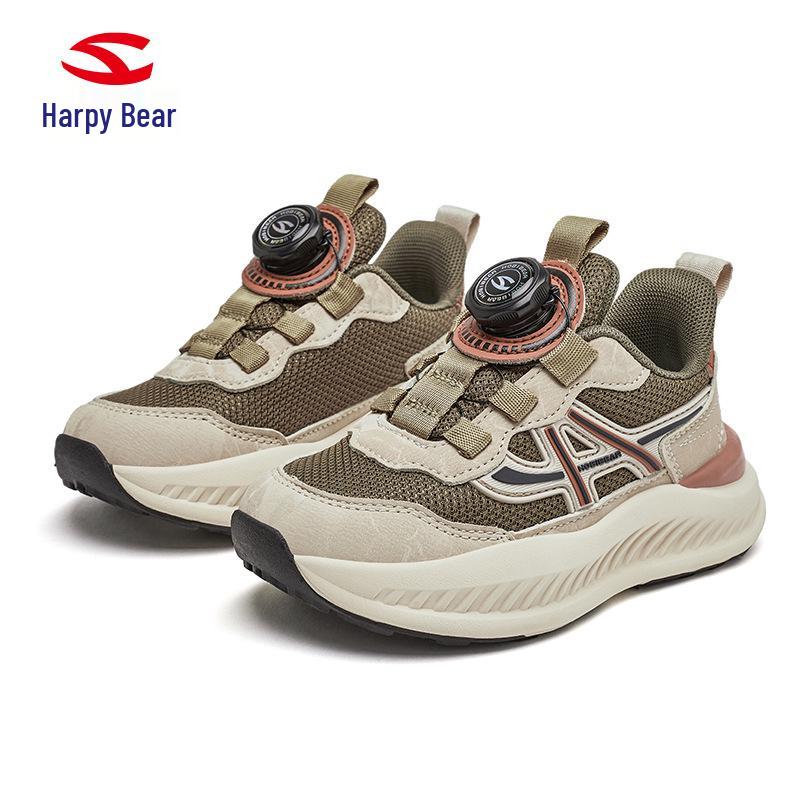 Happy Bear Kids  Breathable Double Mesh Sports Shoes with Rotating Buckle for Spring/Autumn 30