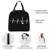 Electric Guitar Heartbeat Insulated Lunch Bag for Women Office Cooler Thermal Food Box Tote Leakproof Lunch Boxes Container