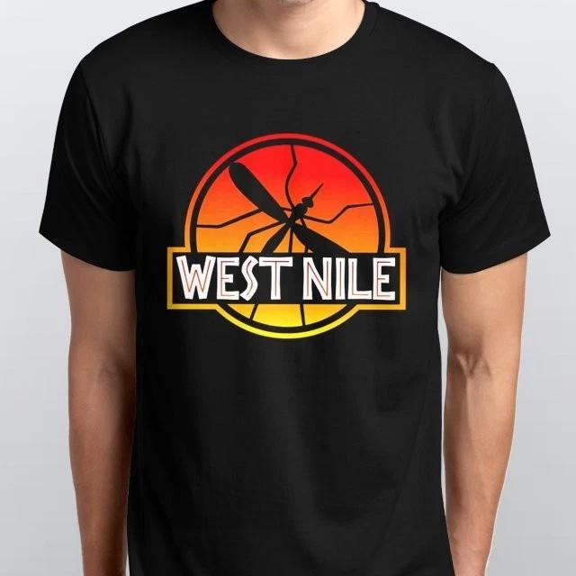 

WEST NILE T-SHIRT All sizes S M L XL XXL 3 4 XL colours Black, White L