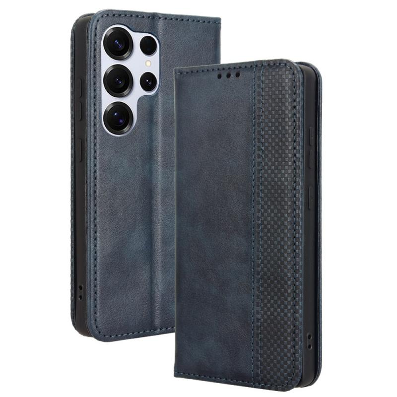 For Samsung Galaxy S25 Ultra leather retro self-adhesive phone case For Galaxy S25 S24 S23 Plus case flip magnetic wallet case