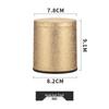 Verdickter Gold-Spitzen Leder Würfelbecher für Bar & Kneipe