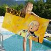 One-PunchS Man Anime Microfiber Beach Towel Absorbent Quick dry Soft Yoga Swimming Resort Mountain Climbing Towel