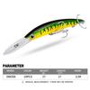 PRO BEROS Sea Fishing Minnow Lure, 17cm/27g, Hard Plastic Bait, 10 Color Options - Model DW358