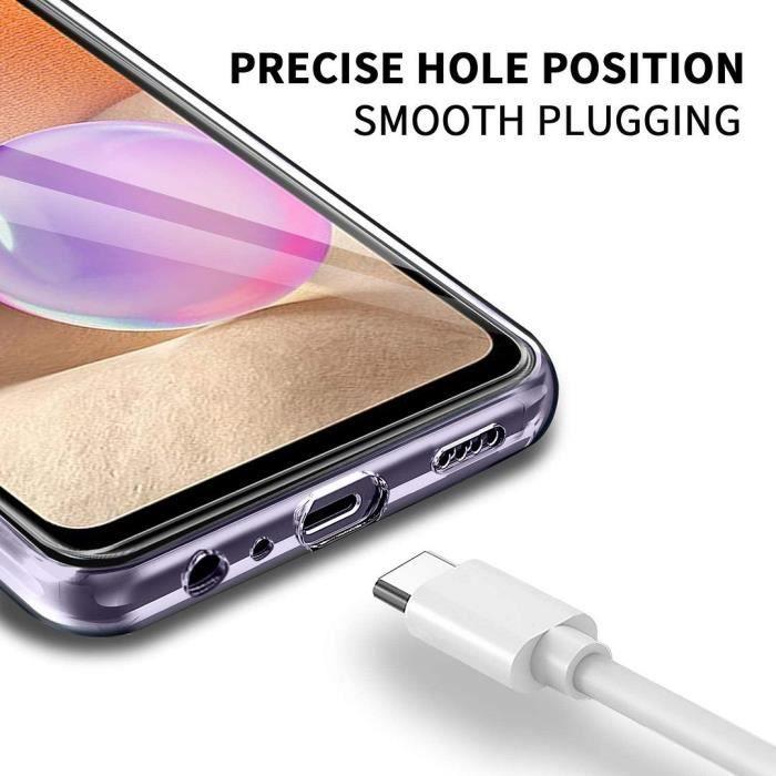 Coque de protection - BOOLING - pour Samsung Galaxy A33 5G - Silicone souple - Transparent - 2 verres trempés