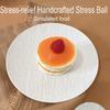 Orange Egg Roll Blueberry Cake Squeeze Toy Cute Cake Slow Rebound Toy  Kid Gifts