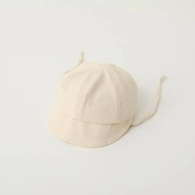 Summer Baby Sun Hat Korean Solid Color Infant Baseball Cap Outdoor Adjustable Drawstring Lace-up panama hat for kids