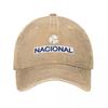Vintage Ayrton Senna Nacional Baseball Cap Men Women Distressed Denim Sun Cap Racing Cars Motorcycle Golf Unstructured Soft Caps