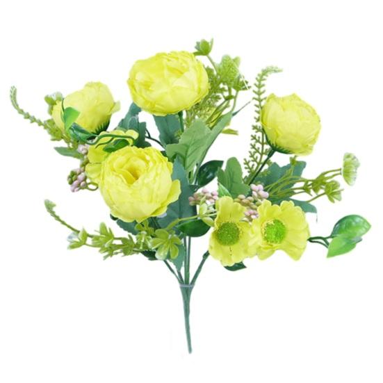 Useful Artificial Peony Fine Workmanship Eye-catching Decorative