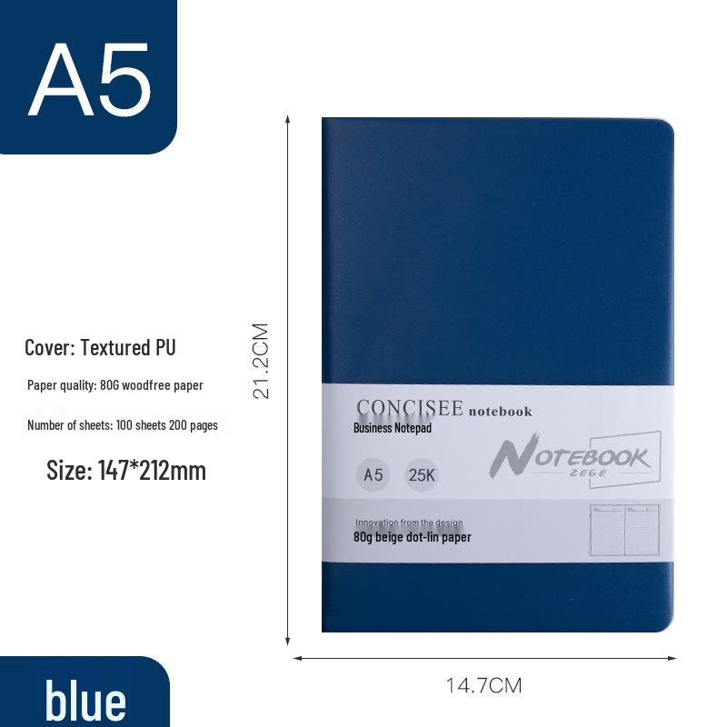 Premium A5 Notebook: Thick, Simple, Creative Business Diary with Customized Logo