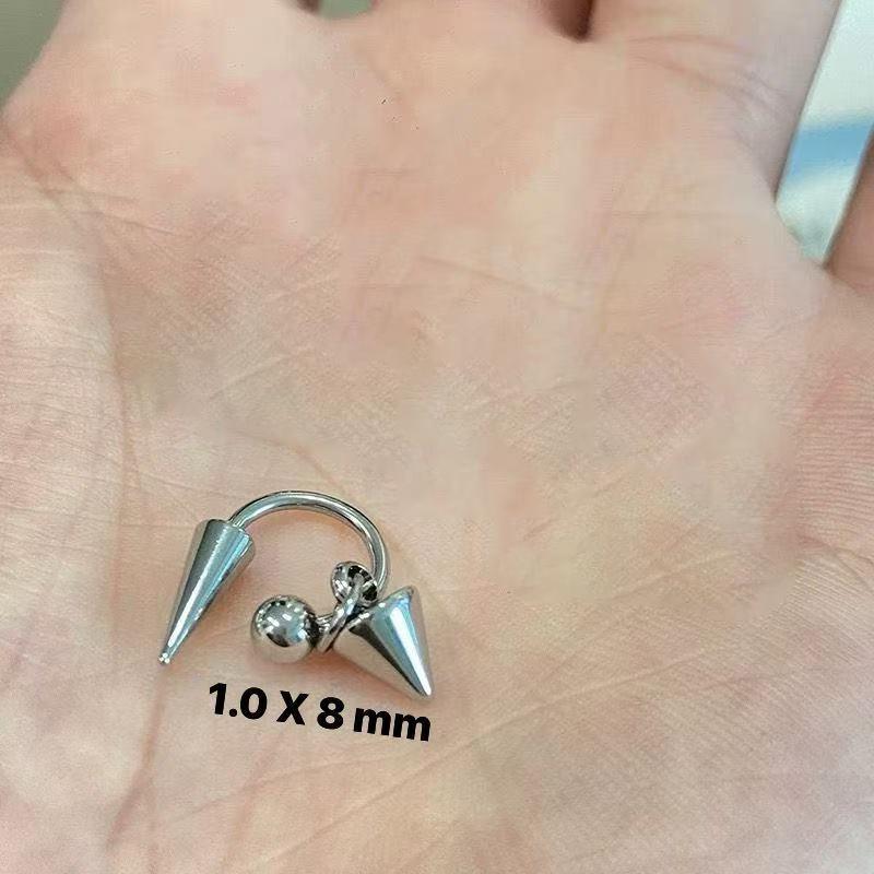 

Модные панк серьги-гвоздики готические серьги с конусовидной подвеской геометрические серьги в панк-стиле хип-хоп висячие серьги A1