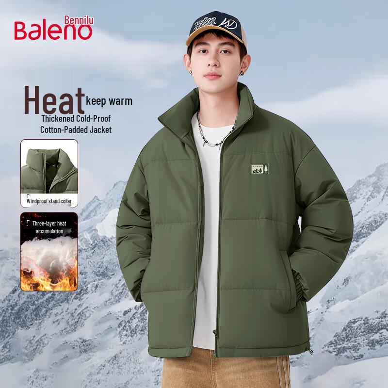 Baleno Men's Winter Heavyweight Puffer Jacket