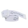 TaylorMade M TM Logo Tape Belt, White, Free Size, 24SS, TL348