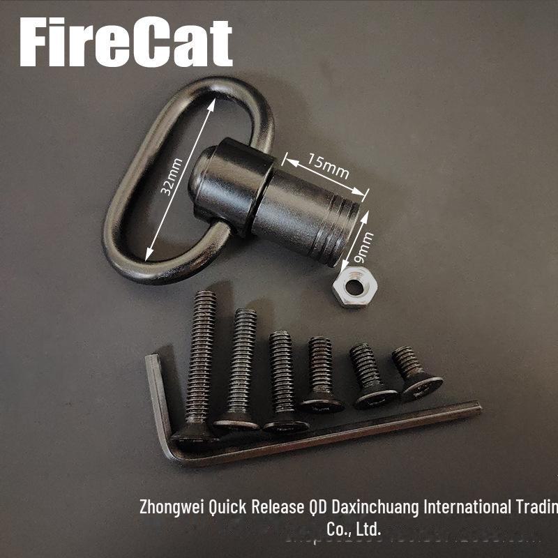 MLOK & KeyMod Rail QD Quick Release Clip for RSA Strap, GBB, 20mm Base Accessories