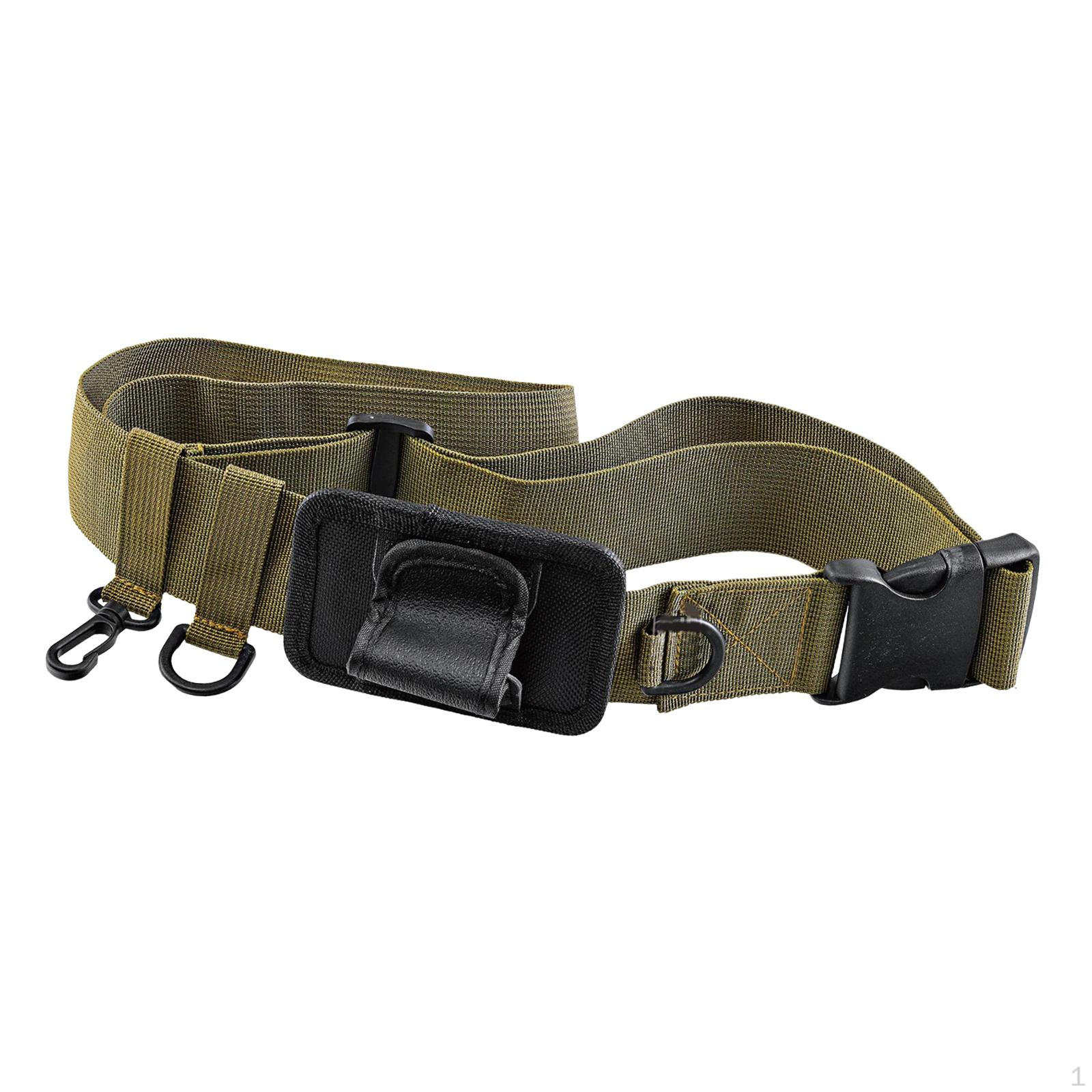 

Adjustable Fishing Rod Holder for Waist with Belt And Large Nylon Buckle Sea Lure хакі