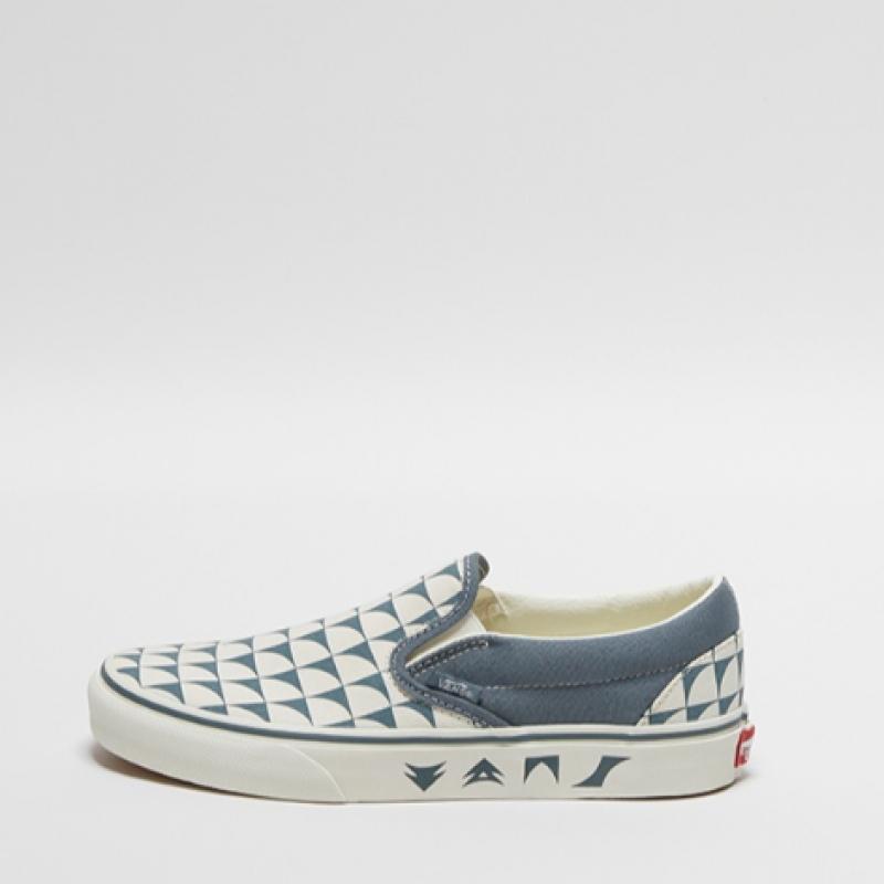 Barnes Slip On   Checkerboard Blue  Marshmallow  Vn000ct57z21