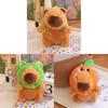 Capybara Plush Keychain Hat Cute Cartoon Backpack Toy Decoration 12cm Accessory