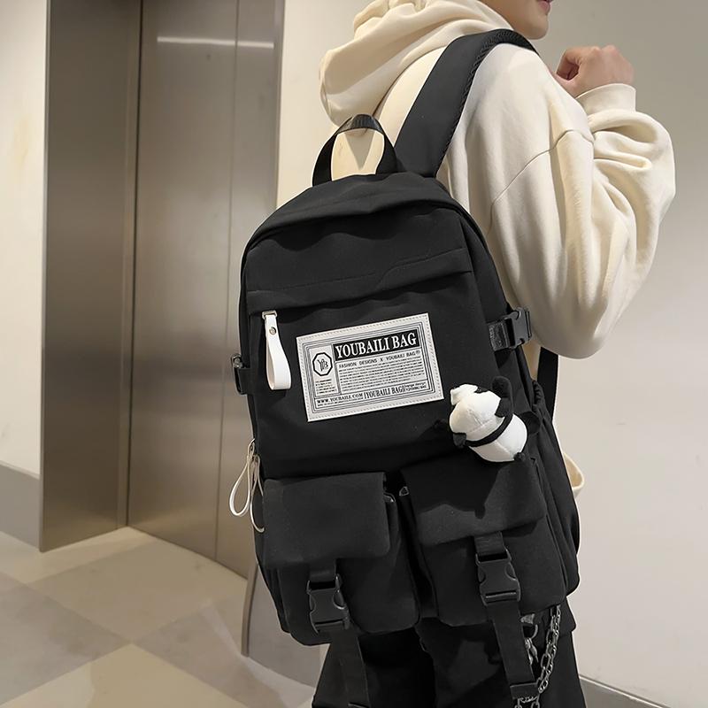 Studenten-Schulranzen Damen Rucksack mit großem Fassungsvermögen Herren Wasserdichter Rucksack