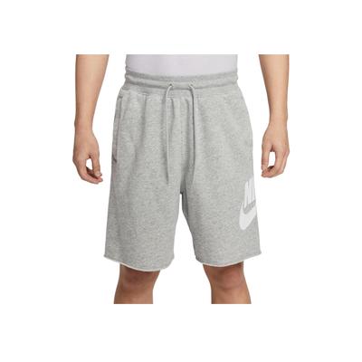Comfortable Sports Lace-Up Brand Logo Five-Point Casual Shorts Men Shorts Gray FQ4951-063