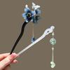Retro Chinesischer Stil Haargabeln Holz/Acetat Haarstäbe Blume Haarnadeln Anhänger Kopfschmuck Floral Haar Dutt Maker Schmuck