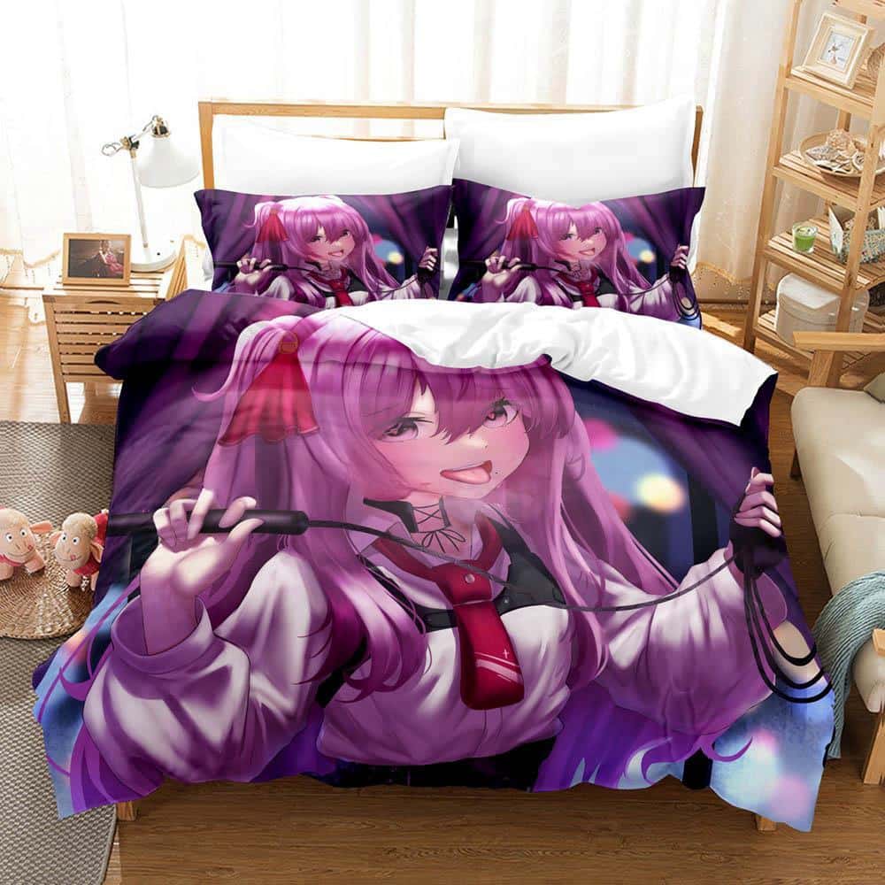 Game Goddess Of Victory: Nikke Bedding Set Single Twin Full Queen King Size Bed Set Adult Kid Bedroom Duvet Cover Sets 3D Anime