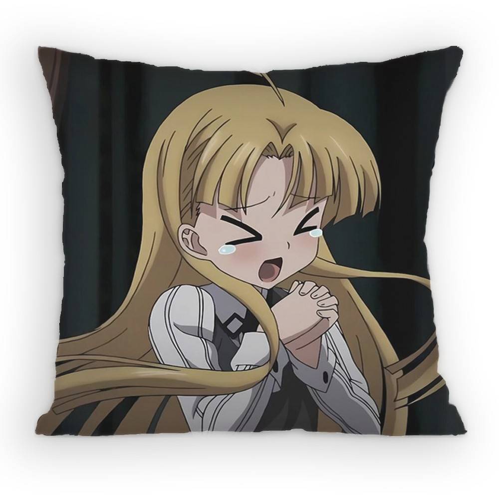 High School DxD Asia Argento Pillow Case Antidustmite Pillowcase Invisible Zipper Silky Sofa Cushion Cover for Bedroom